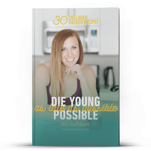 Cover of a Barbell Kitchen Cookbook: Die Young as late as possible