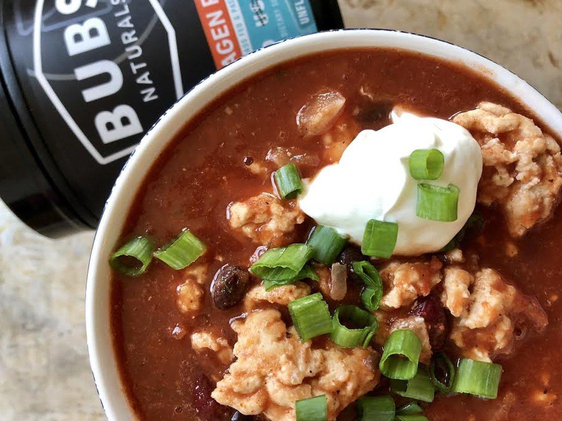 Collagen Protein Turkey Chili
