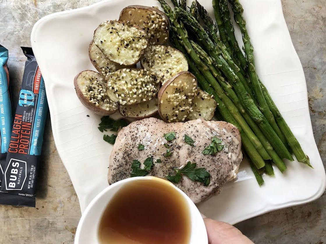 Pork Chops w/ Collagen Protein Honey Glaze