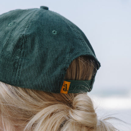 Green Corduroy Snapback