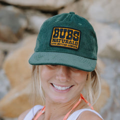 Green Corduroy Snapback