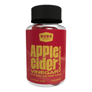 Bottle of BUBS Naturals Apple Cider Vinegar Gummies for Wholesale