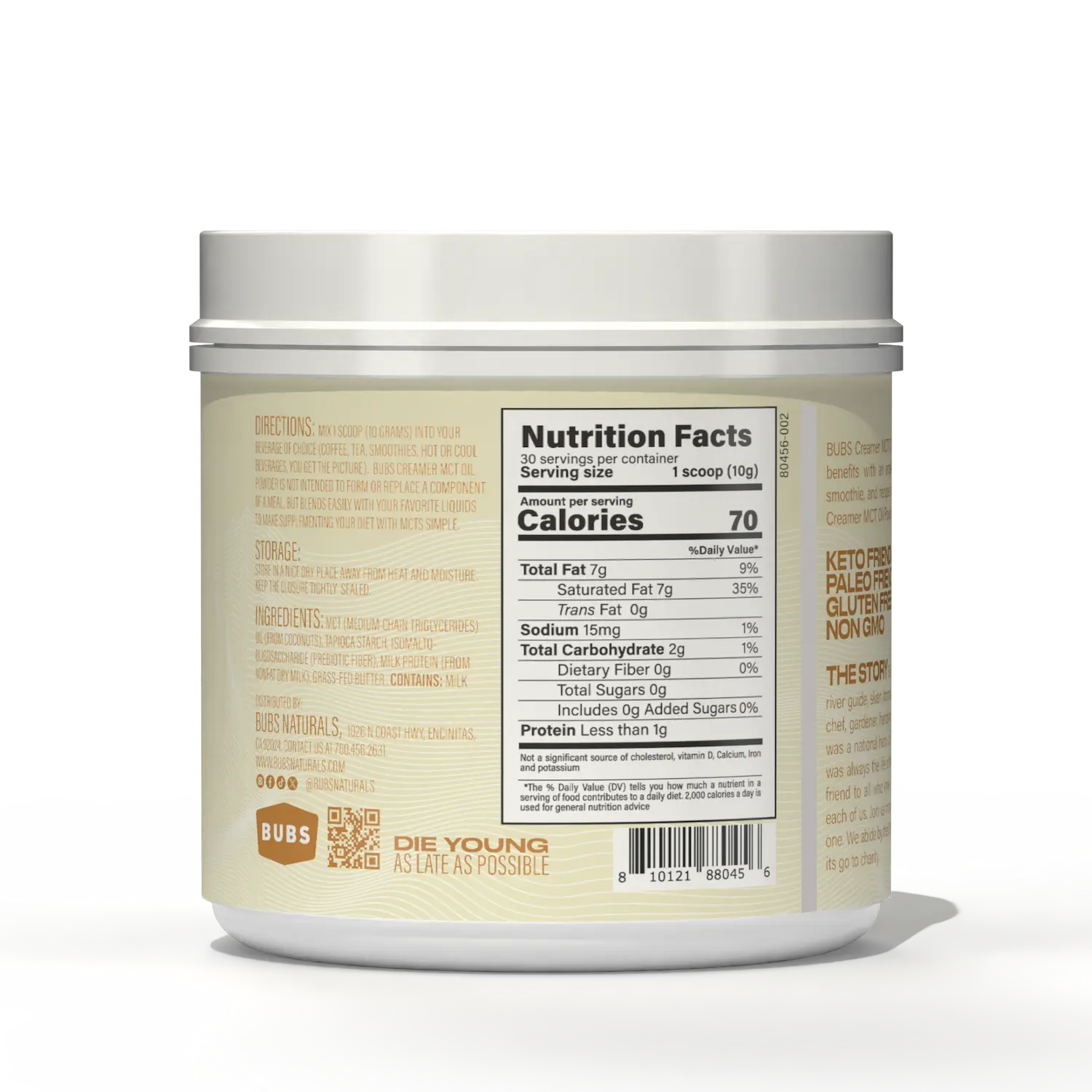 Butter MCT Oil Creamer CASE PACK (6)